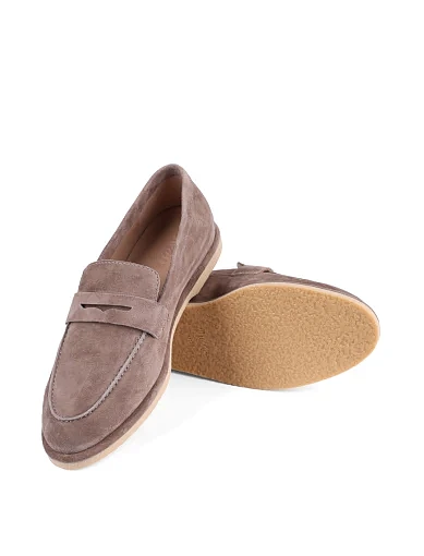 Жіночі сліпери Attizzare велюрові коричневі - фото 2 - Miraton