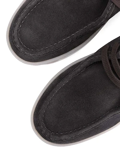 Жіночі туфлі MIRATON велюрові сірі(JR1237-1C) - фото 5 - Miraton