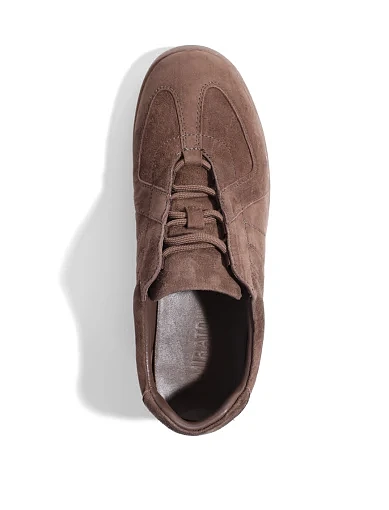 Жіночі кеди MIRATON велюрові коричневі - фото 5 - Miraton