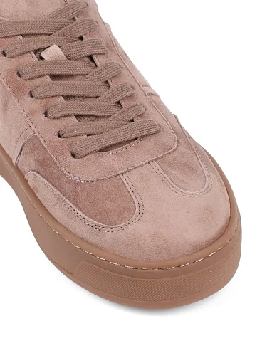 Жіночі кеди MIRATON велюрові бежеві(201-24102-11-2) - фото 5 - Miraton