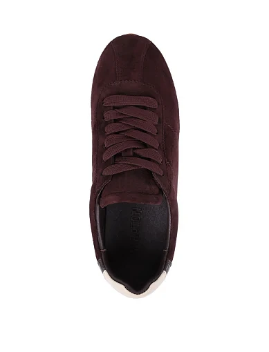 Жіночі кросівки MIRATON велюрові бордові - фото 2 - Miraton