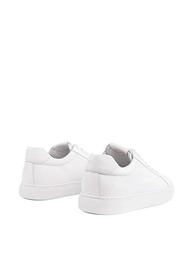 Женские кеды MIRATON кожаные белые - фото 4 - Miraton