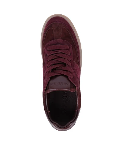 Жіночі кеди MIRATON велюрові бордові - фото 2 - Miraton