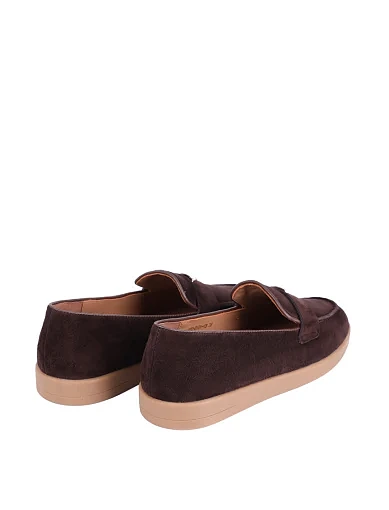 Жіночі сліпери Attizzare велюрові коричневі(202-3104-13) - фото 4 - Miraton