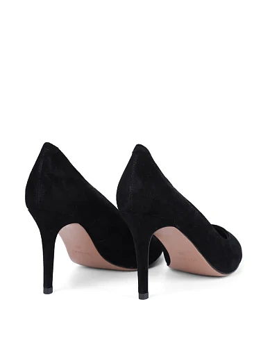 Женские туфли Mia May велюровые черные - фото 4 - Miraton