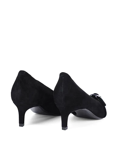 Жіночі туфлі Mia May велюрові чорні - фото 4 - Miraton