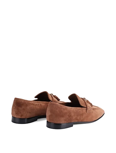 Женские слиперы MIRATON велюровые коричневые - фото 4 - Miraton