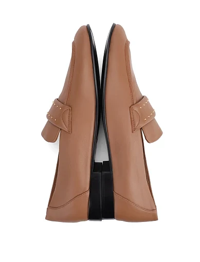 Жіночі сліпери MIRATON шкіряні бежеві - фото 2 - Miraton