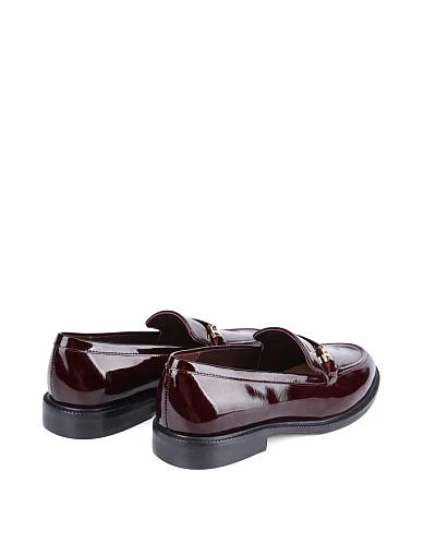 Жіночі туфлі MIRATON лакові бордові - фото 4 - Miraton