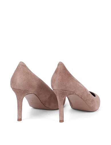 Женские туфли Mia May велюровые бежевые - фото 4 - Miraton