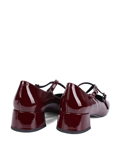 Жіночі туфлі Attizzare лакові бордові - фото 4 - Miraton
