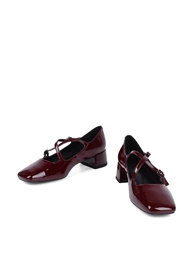 Жіночі туфлі Attizzare лакові бордові - фото 5 - Miraton