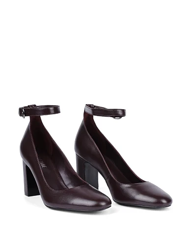 Жіночі туфлі Attizzare шкіряні бордові - фото 3 - Miraton