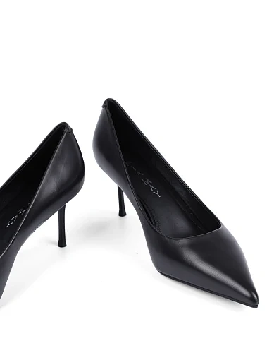 Жіночі туфлі Mia May шкіряні чорні - фото 2 - Miraton