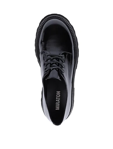 Жіночі туфлі MIRATON лакові чорні - фото 5 - Miraton