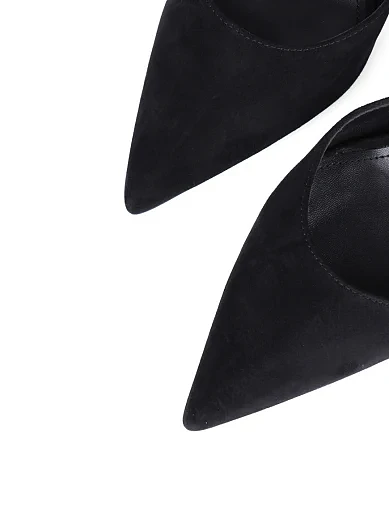 Жіночі туфлі Mia May велюрові чорні - фото 5 - Miraton