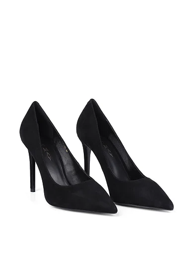 Жіночі туфлі Mia May велюрові чорні - фото 3 - Miraton