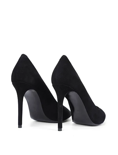 Жіночі туфлі Mia May велюрові чорні - фото 4 - Miraton