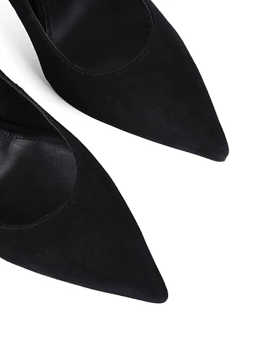 Жіночі туфлі Mia May велюрові чорні - фото 5 - Miraton