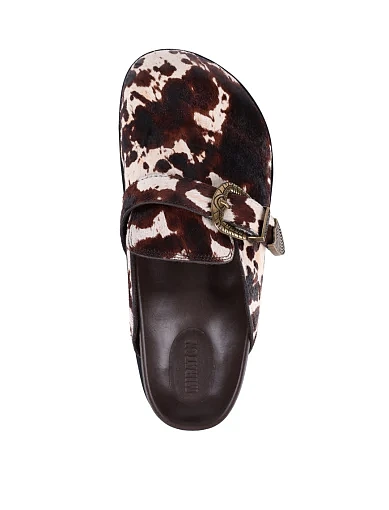 Жіночі мюлі MIRATON шкіряні різнокольорові - фото 2 - Miraton