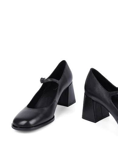 Жіночі туфлі Attizzare шкіряні чорні - фото 2 - Miraton