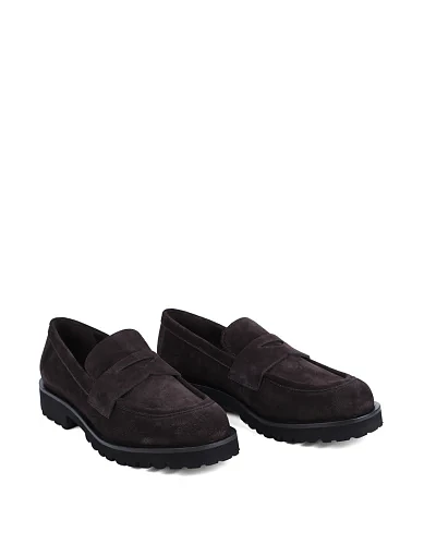 Жіночі туфлі MIRATON велюрові сірі - фото 3 - Miraton