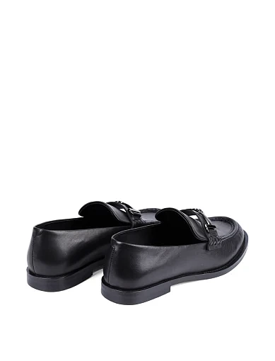 Жіночі туфлі MIRATON шкіряні чорні - фото 4 - Miraton