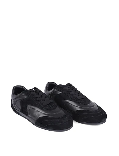 Жіночі кросівки MIRATON велюрові чорні - фото 3 - Miraton