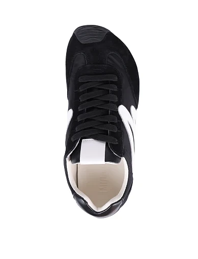 Жіночі кросівки MIRATON шкіряні чорні - фото 2 - Miraton