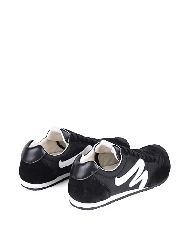 Жіночі кросівки MIRATON шкіряні чорні - фото 4 - Miraton