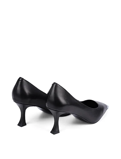 Жіночі туфлі MIRATON шкіряні чорні - фото 4 - Miraton