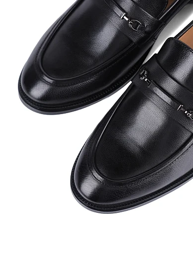 Жіночі туфлі MIRATON шкіряні чорні - фото 5 - Miraton