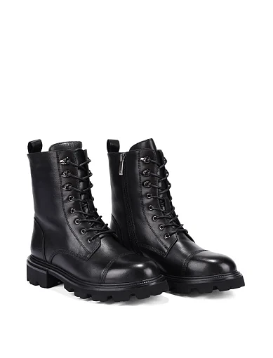 Жіночі черевики Attizzare шкіряні чорні(AT0323M-6-777) - фото 3 - Miraton