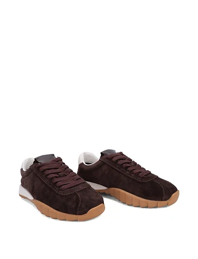 Жіночі кросівки MIRATON велюрові коричневі - фото 3 - Miraton