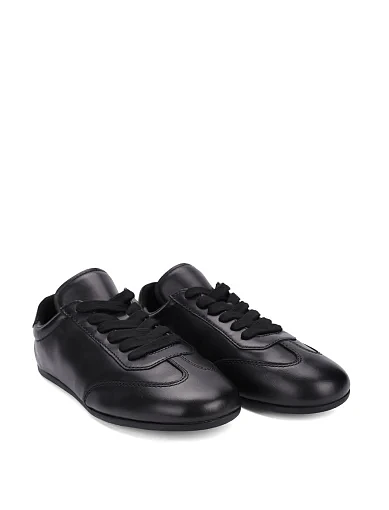 Жіночі кросівки MIRATON шкіряні чорні - фото 3 - Miraton