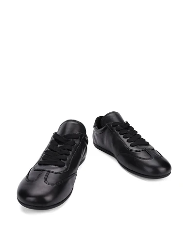 Жіночі кросівки MIRATON шкіряні чорні - фото 5 - Miraton