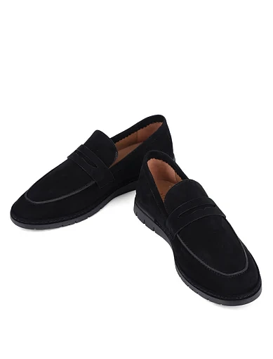 Жіночі сліпери Attizzare велюрові чорні - фото 2 - Miraton