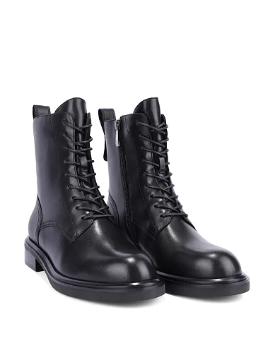 Женские ботинки Attizzare кожаные черные - фото 3 - Miraton