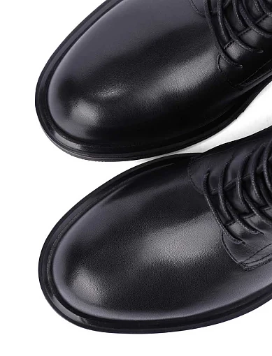 Женские ботинки Attizzare кожаные черные - фото 5 - Miraton