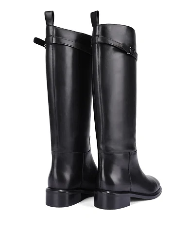 Жіночі чоботи шкіряні чорні(FT2438-1501-1BM) - фото 5 - Miraton