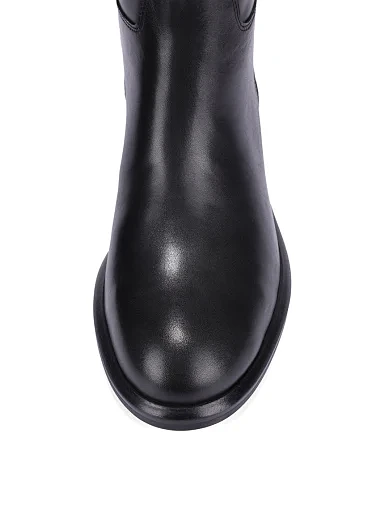 Жіночі чоботи шкіряні чорні(FT2438-1501-1BM) - фото 6 - Miraton