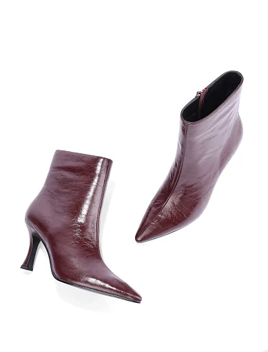 Жіночі черевики MIRATON бордові - фото 2 - Miraton