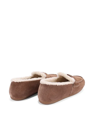 Жіночі мокасини MIRATON велюрові бежеві - фото 4 - Miraton