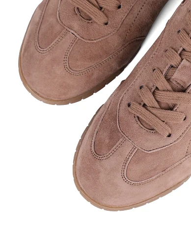 Жіночі кросівки MIRATON велюрові бежеві - фото 5 - Miraton