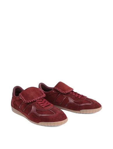 Жіночі кросівки MIRATON велюрові бордові - фото 3 - Miraton