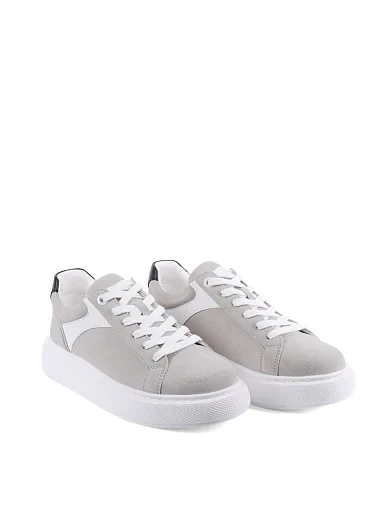 Жіночі кеди MIRATON велюрові сірі - фото 3 - Miraton