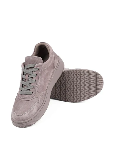 Жіночі кеди MIRATON велюрові сірі - фото 2 - Miraton