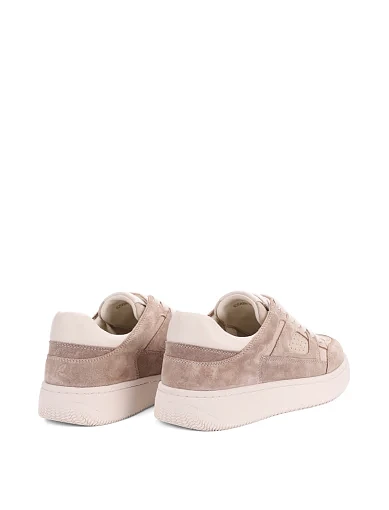 Жіночі кеди MIRATON шкіряні бежеві(H2582B-8-1) - фото 4 - Miraton