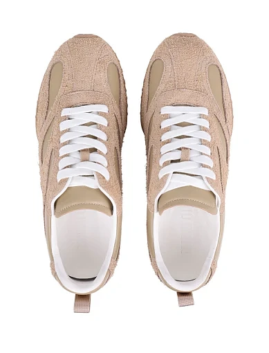 Жіночі кросівки MIRATON велюрові бежеві - фото 5 - Miraton