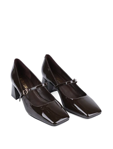 Жіночі туфлі MIRATON лакові зелені - фото 3 - Miraton